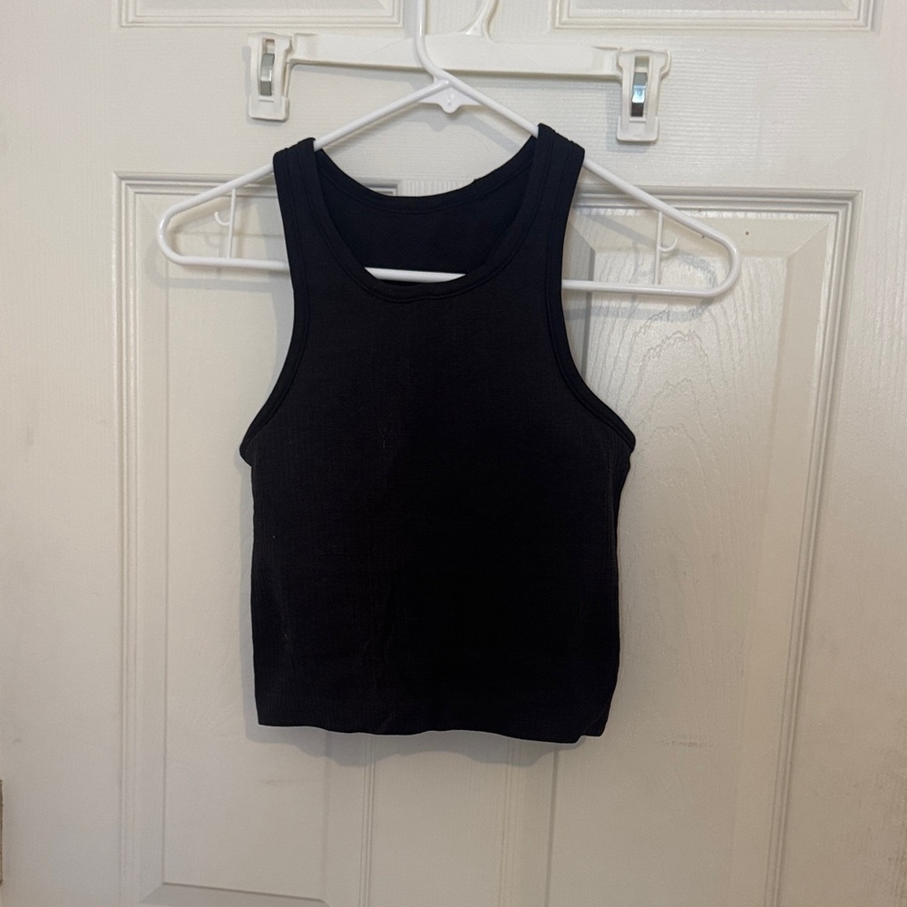 Lululemon ebb to street cropped racer back